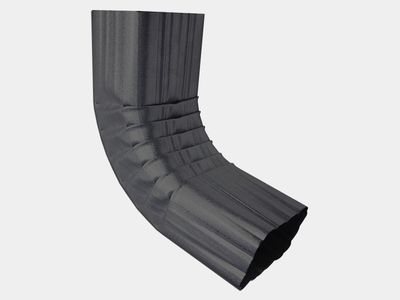 Square Corrugated Lead Coated Copper Elbow (A) Style