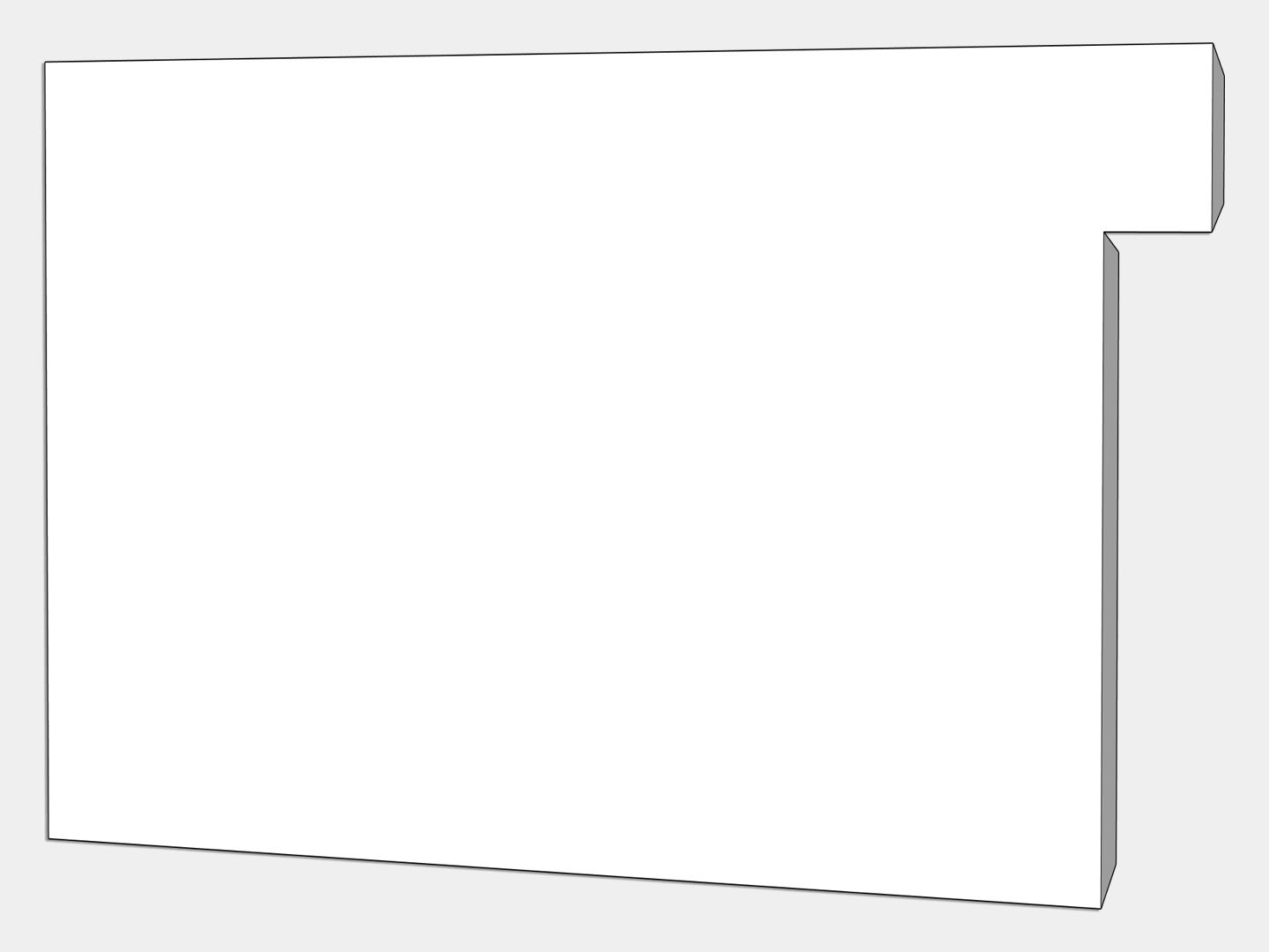 A-Style Commercial 0.032 A-Style Commercial 0.032" Aluminum Kynar Box Gutter Left / Right End Cap