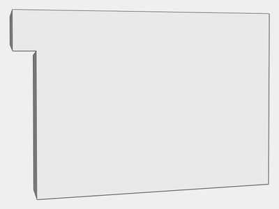A-Style Commercial Galvalume Plus Box Gutter Left / Right End Cap