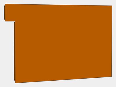 A-Style Commercial Copper Box Gutter Left / Right End Cap