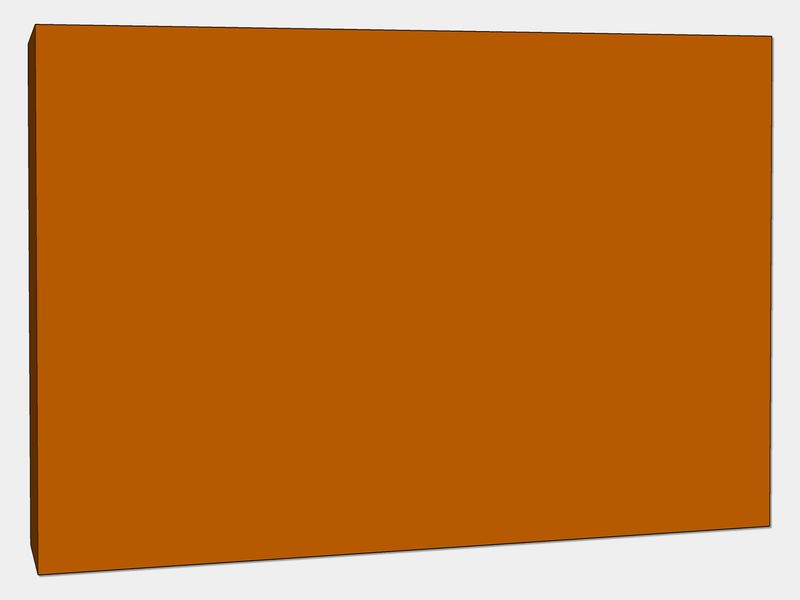 U-Style Copper Box Gutter Left / Right End Cap