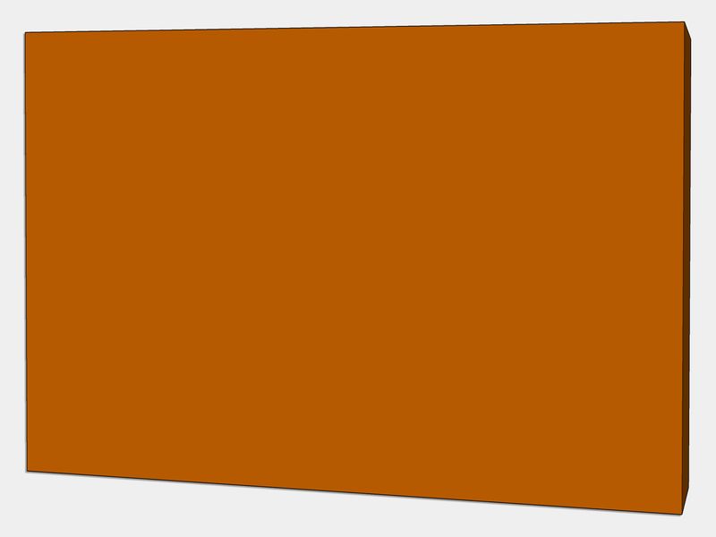 U-Style Copper Box Gutter Left / Right End Cap