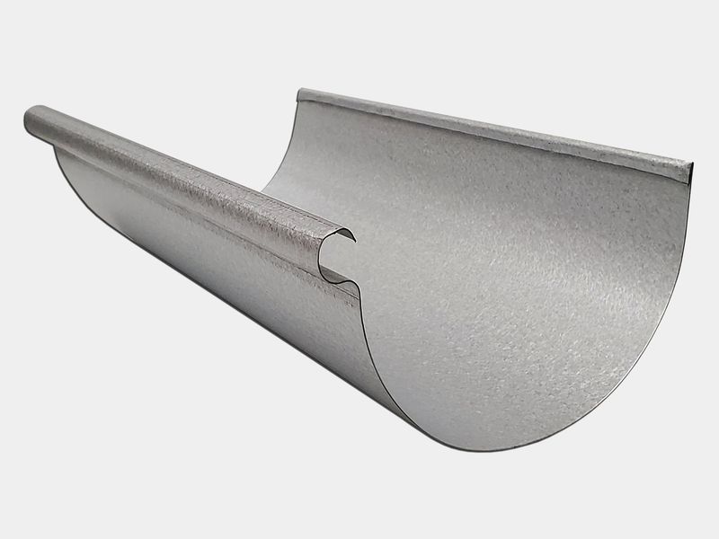 Reverse Bead G90 Galvanized Steel Half Round Gutter