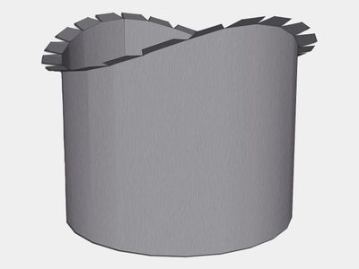 Half Round Gutter Lead Coated Copper B Style Gutter Outlet