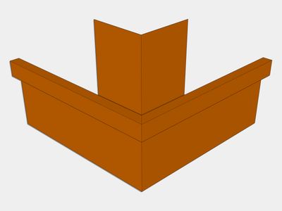 A-Style Commercial Box Gutter Miters