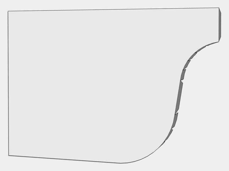 L-Style Brownstone Galvalume Plus Gutter Left / Right End Cap