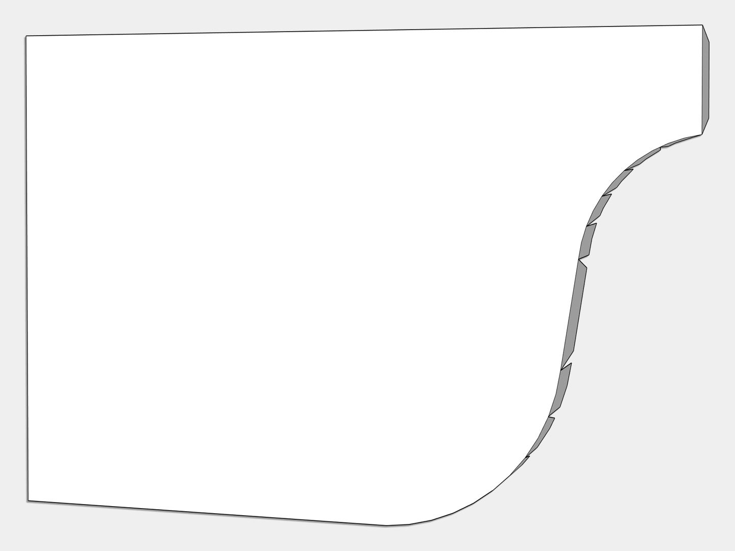 L-Style Brownstone 0.032" Aluminum Kynar Gutter Left / Right End Cap