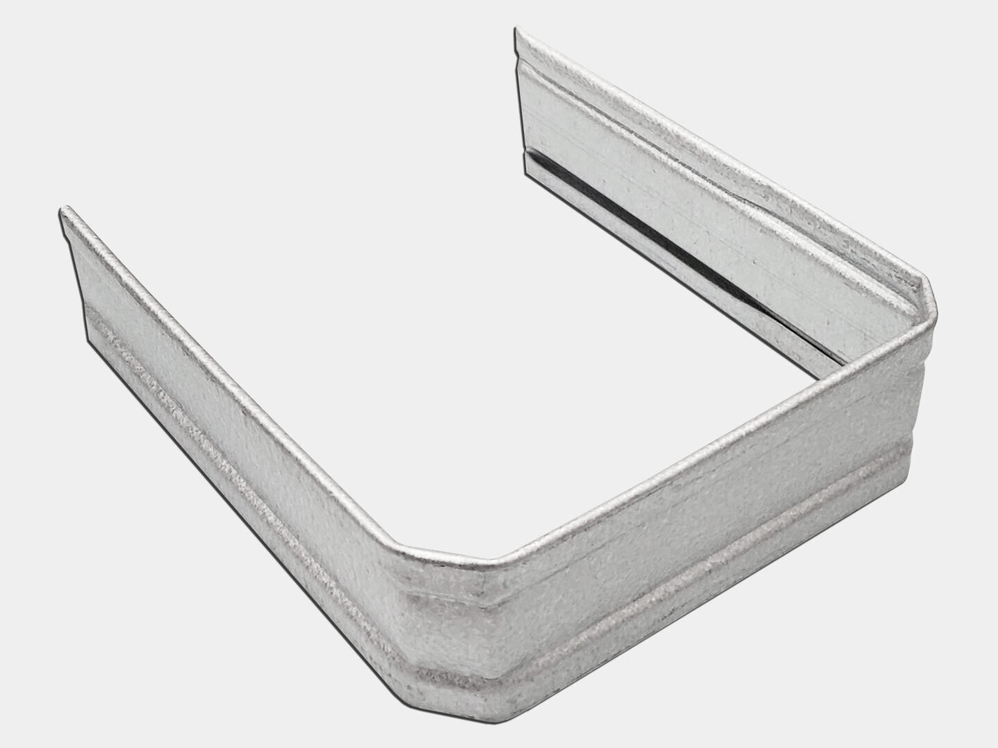 Corrugated Square Galvalume Plus Downspout Strap Corrugated Square Galvalume Plus Downspout Strap
