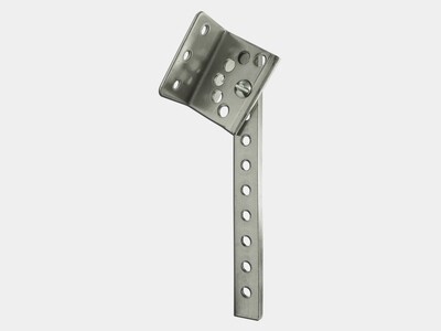 #30 Adjustable Pitch Galvanized Steel Gutter Shank #30 Adjustable Pitch Galvanized Steel Gutter Shank