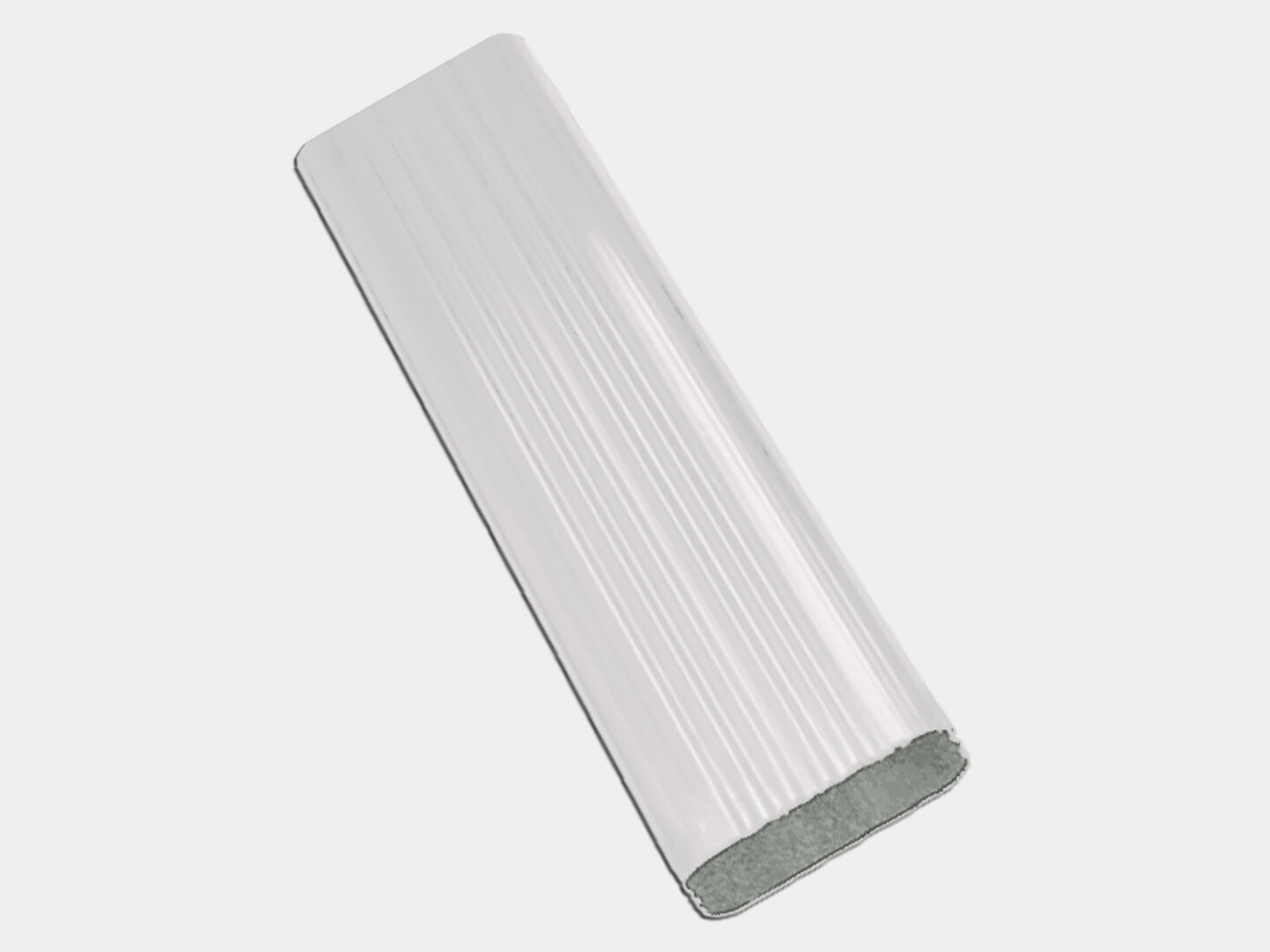 Square Corrugated 0.032 Square Corrugated 0.032" Kynar Aluminum Downspout