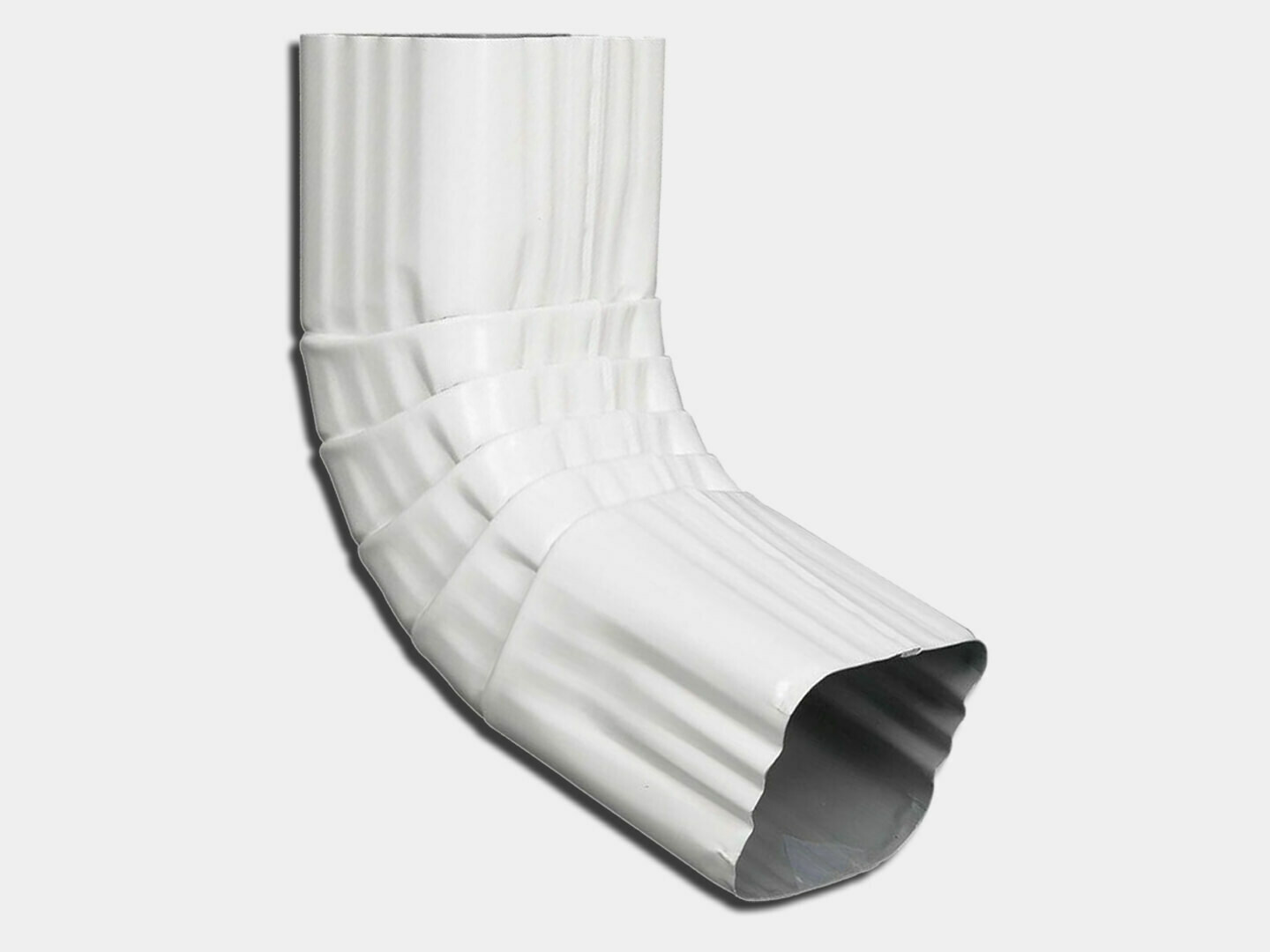 Square Corrugated 0.032 Square Corrugated 0.032" Kynar Aluminum Elbow (A) Style