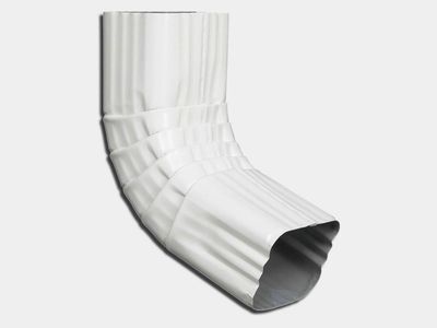 Square Corrugated 0.032 Square Corrugated 0.032" Kynar Aluminum Elbow (A) Style