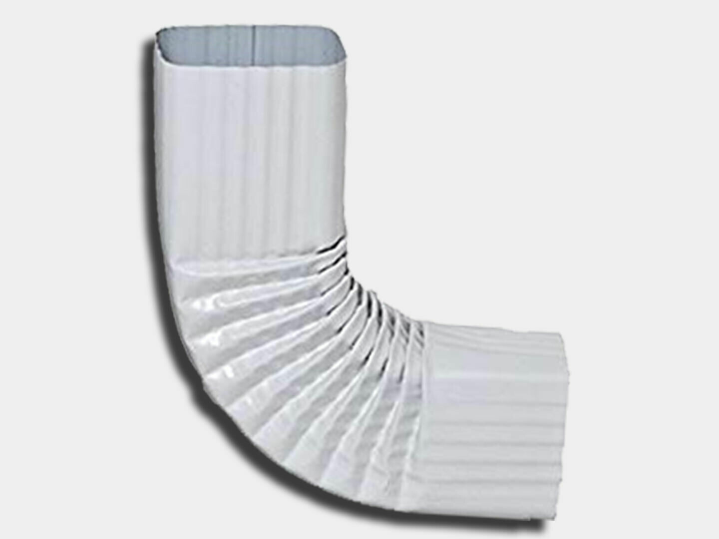 Square Corrugated 0.032 Square Corrugated 0.032" Kynar Aluminum Elbow (B) Style
