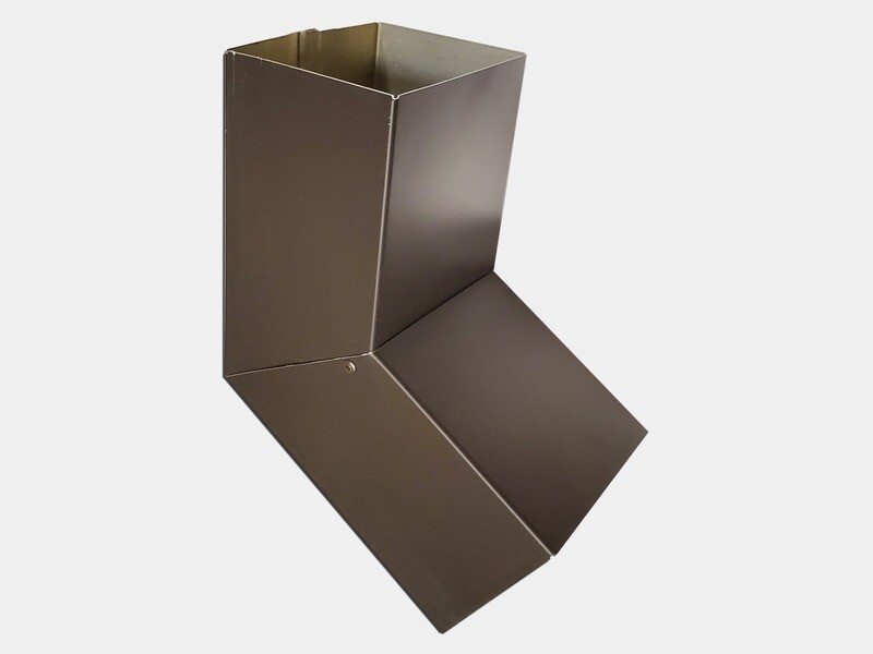 Plain Square 0.032" Kynar Aluminum Elbow (A) Style