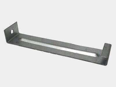 Galvanized Steel Hidden Gutter Bracket - No Clip and Screw Galvanized Steel Hidden Gutter Bracket - No Clip and Screw