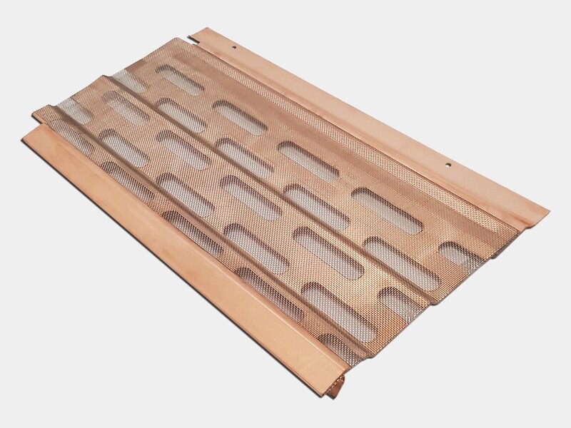 KM Under Roof Copper Gutter Screen KM Under Roof Copper Gutter Screen