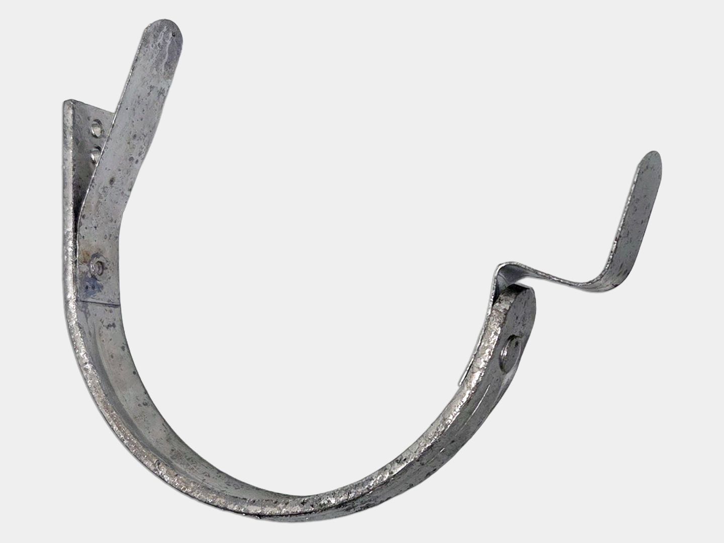 #15 Fascia Mount Half Round Gutter Lead Coated Copper Bar Hanger #15 Fascia Mount Half Round Gutter Lead Coated Copper Bar Hanger