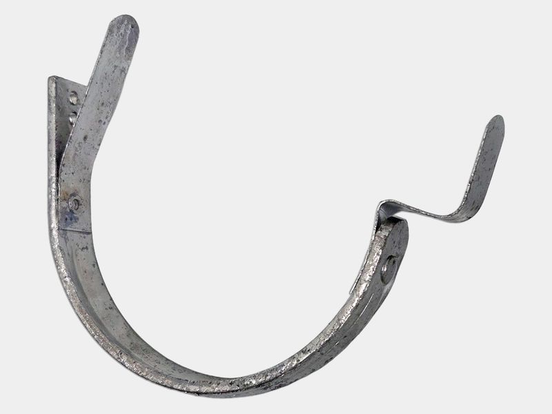 #15 Fascia Mount Half Round Gutter Lead Coated Copper Bar Hanger