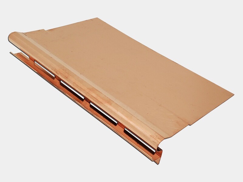 KM Copper Solid Gutter Cover KM Copper Solid Gutter Cover