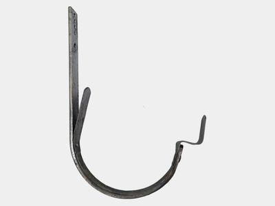 #16 Roof Mount Half Round Gutter Lead Coated Copper Bar Hanger #16 Roof Mount Half Round Gutter Lead Coated Copper Bar Hanger
