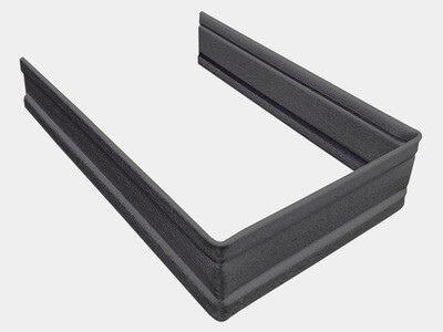 Plain Square Lead Coated Coated Copper Downspout Strap
