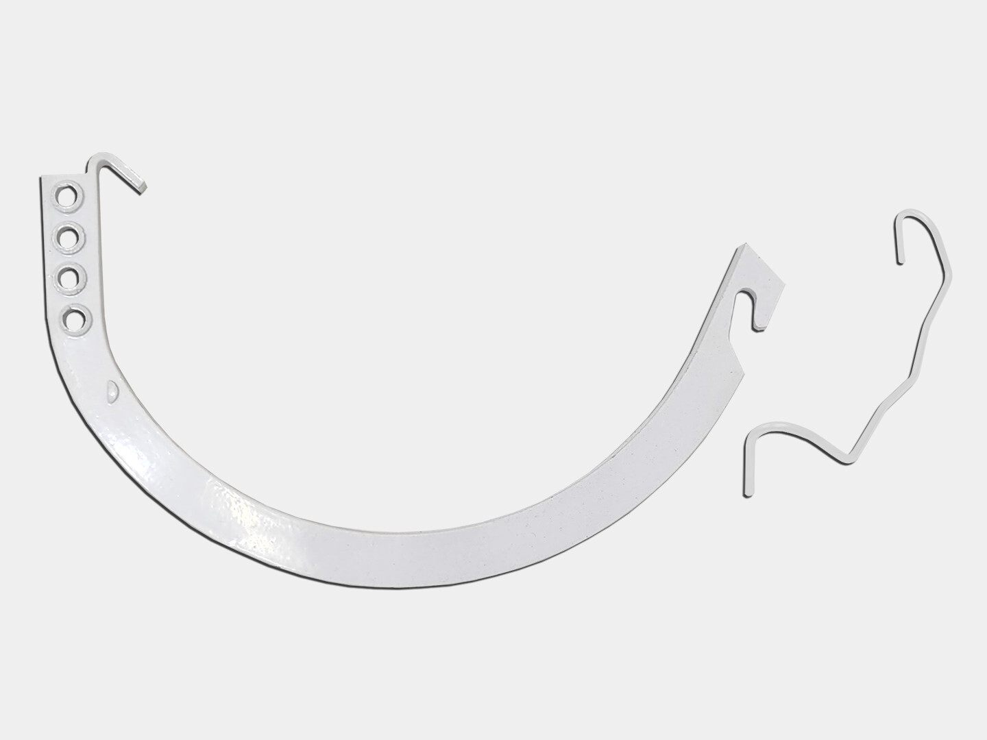 Aluminum Gem Circle Half Round Gutter Hanger Aluminum Gem Circle Half Round Gutter Hanger