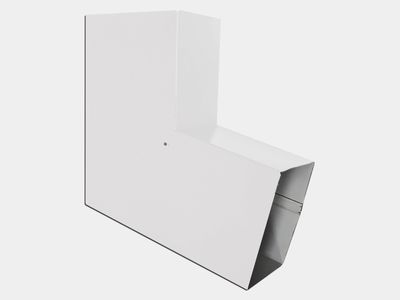 Plain Square 0.027 Plain Square 0.027" Aluminum Elbow (B) Style