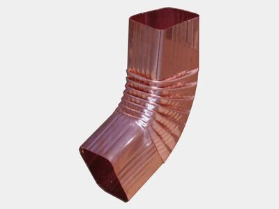 Square Corrugated Copper Elbow (B) Style