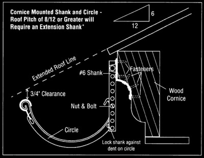 #6 Crown Molding Shank