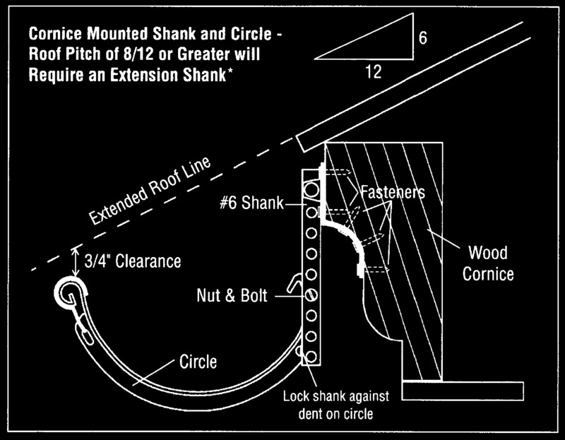 #6 Crown Molding Shank