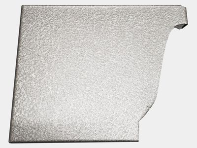 K-Style Galvalume Plus Gutter Left / Right End Cap