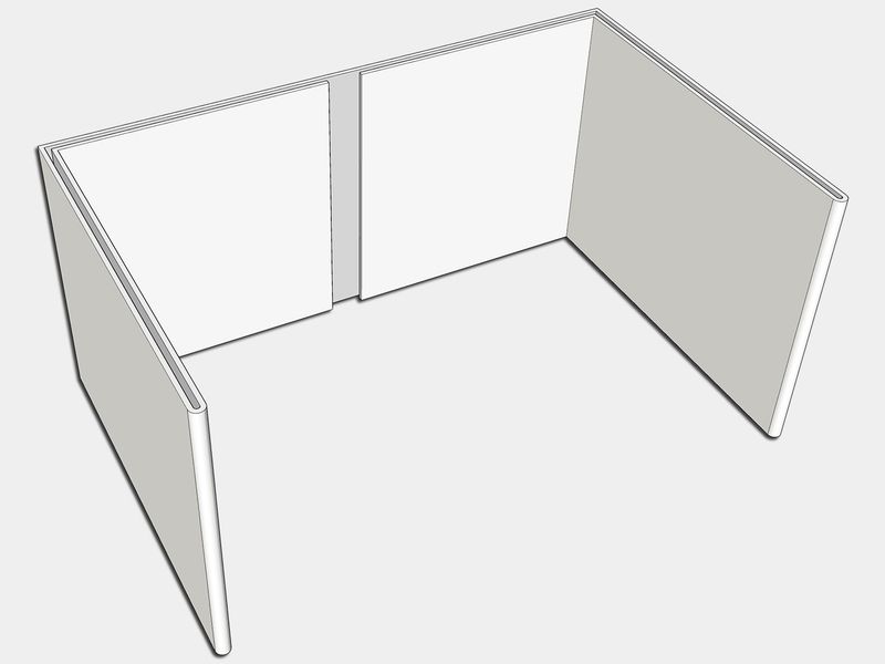 Hidden Mount 0.032" Kynar Aluminum Downspout Strap