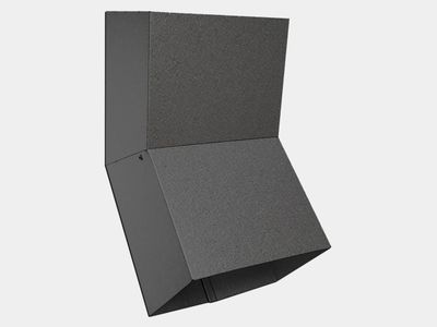 Plain Square Bonderized Elbow (A) Style (Paint Grip)