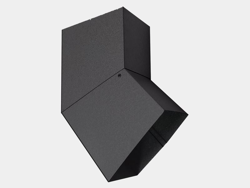 Plain Square Bonderized Elbow (B) Style  (Paint Grip)