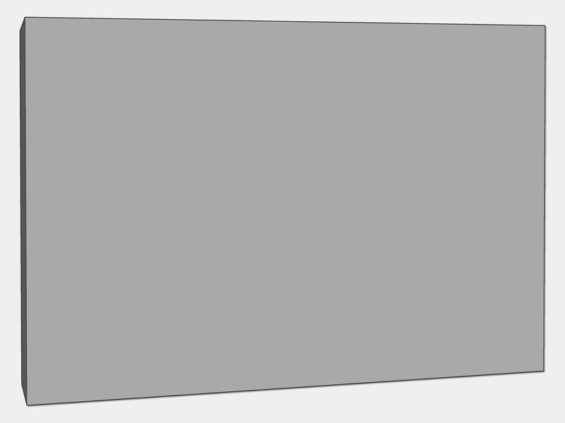 U-Style G90 Galvanized Steel Box Gutter Left / Right End Cap