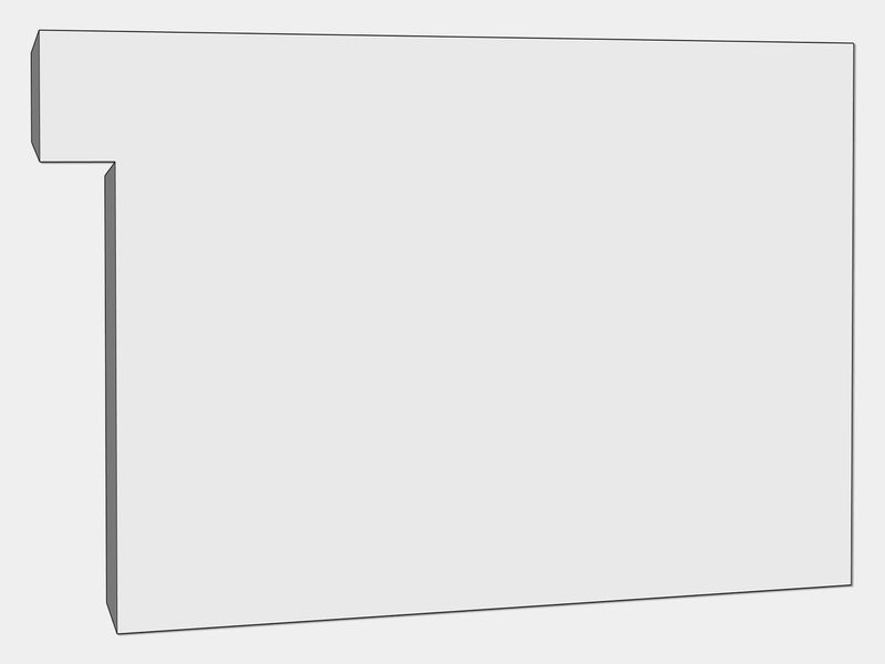 A-Style Commercial Freedom Gray Box Gutter Left / Right End Cap