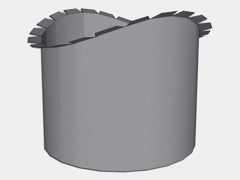 Half Round Gutter G90 Galvanized Steel B Style Gutter Outlet
