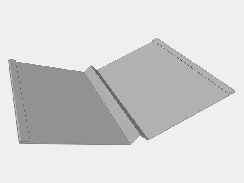Freedom Gray W Roof Valley Flashing Freedom Gray W Roof Valley Flashing