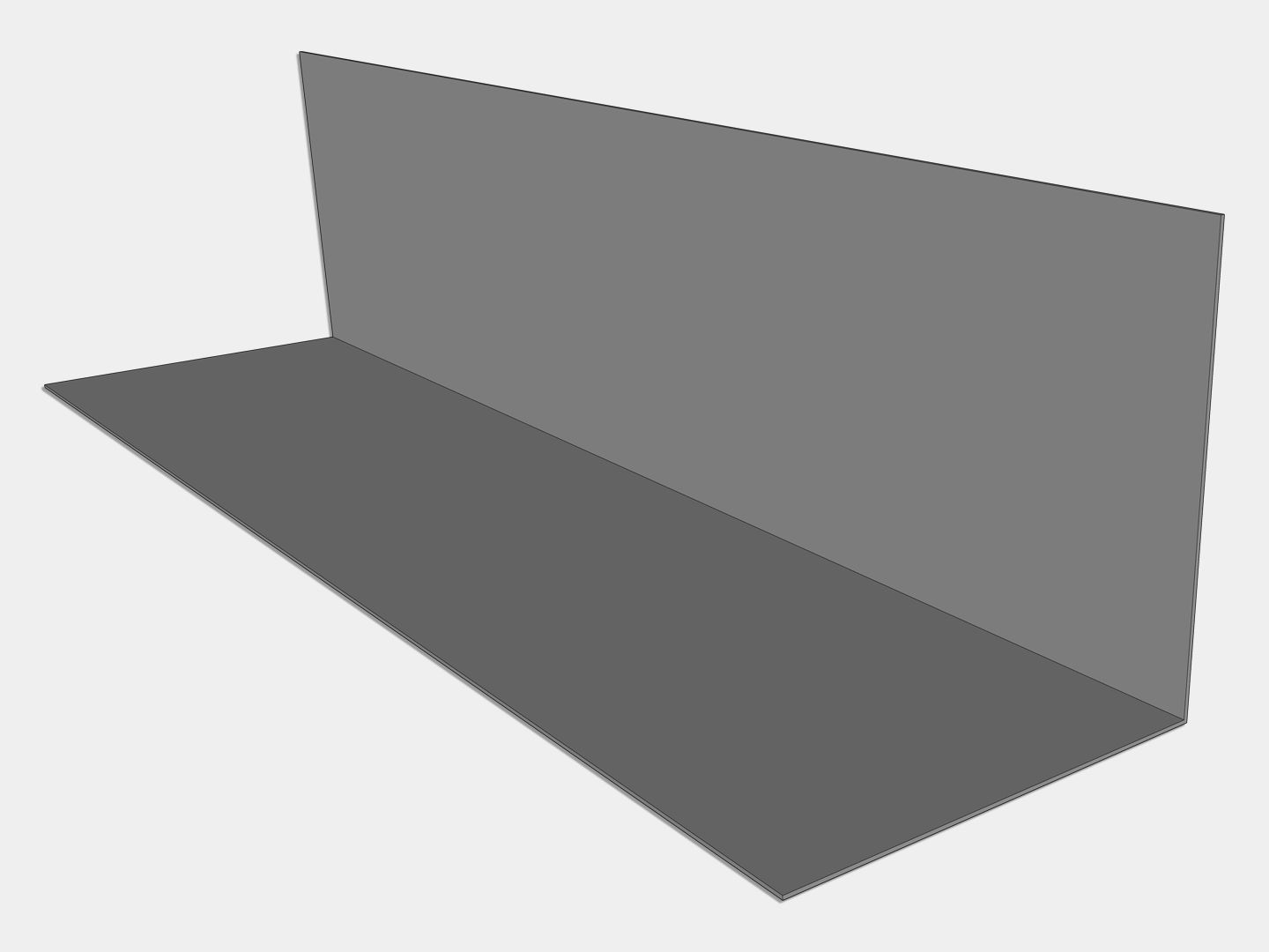 90 Degree Angle Flashing - G90 Galvanized Steel 90 Degree Angle Flashing - G90 Galvanized Steel