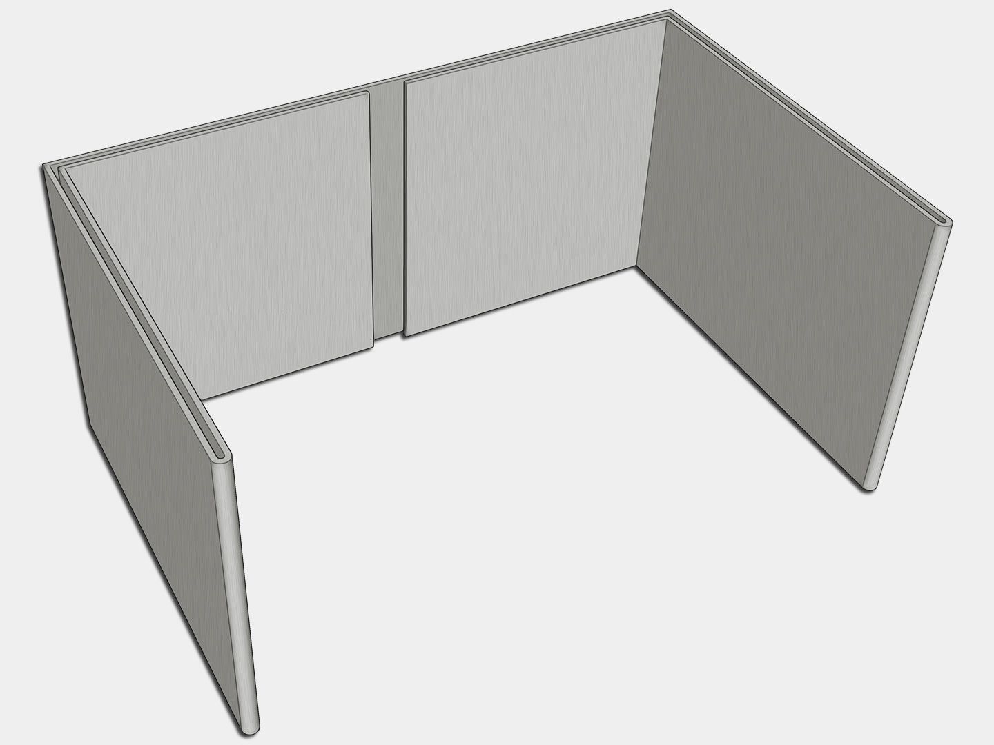 Hidden Mount Freedom Gray Downspout Strap Hidden Mount Freedom Gray Downspout Strap