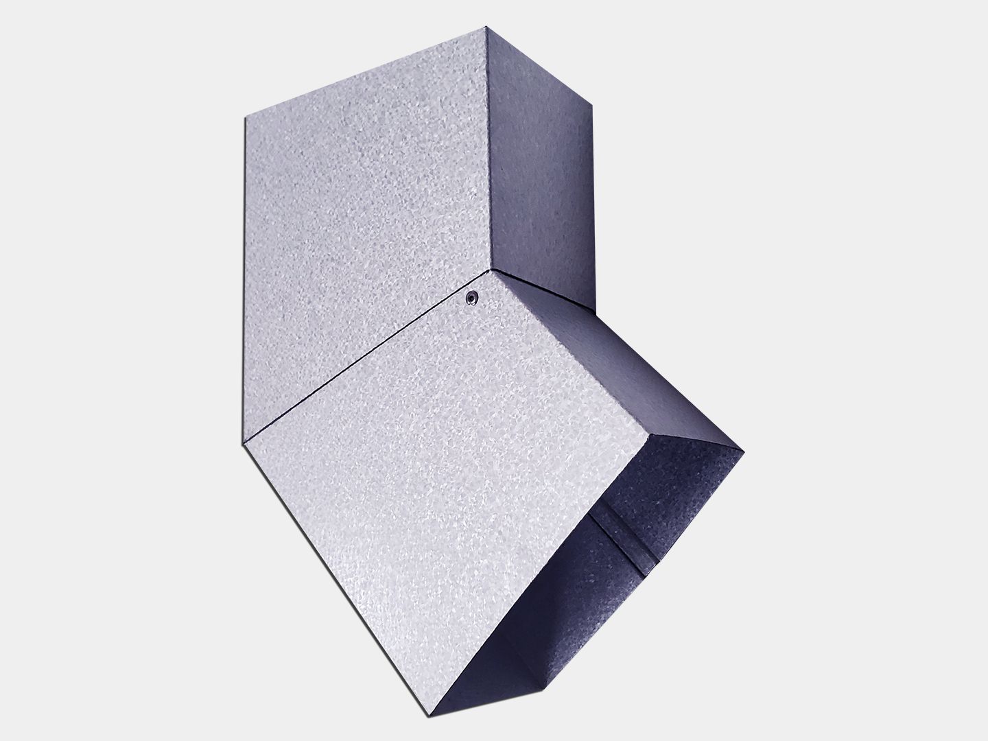 Plain Square Galvanized Steel Elbow (B) Style