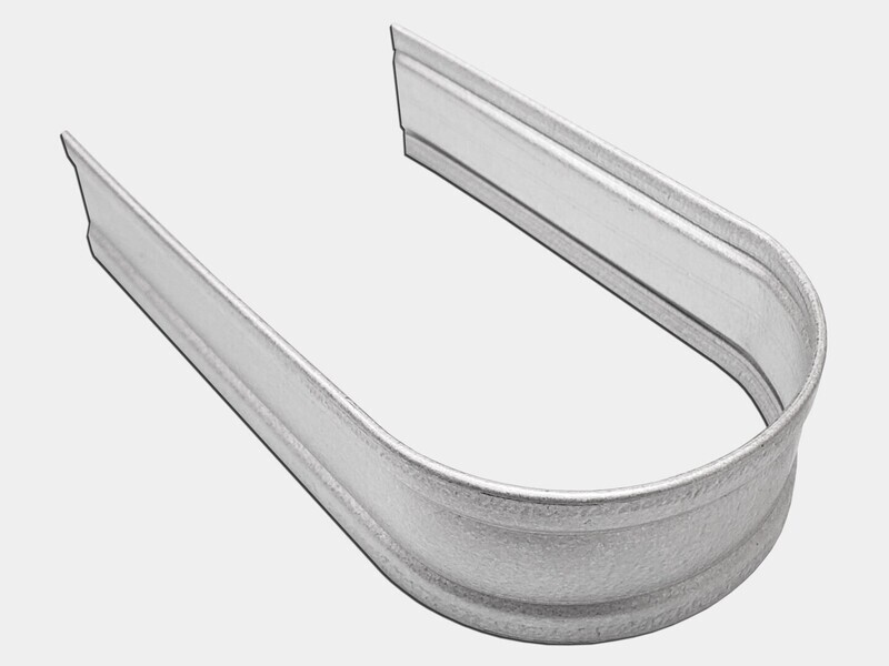 Round Galvanized Steel Downspout Strap