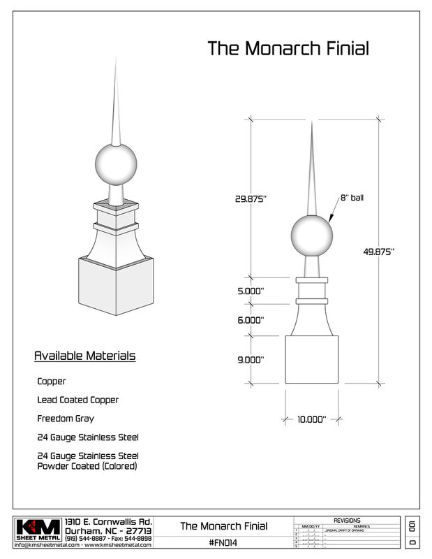 The Monarch Finial