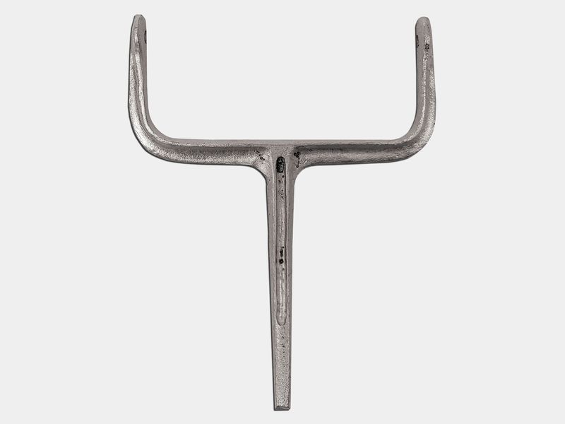 Square Side Fasten Downspout Hook - Lead Coated Copper