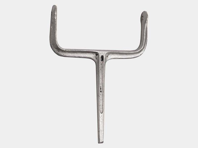 Square Side Fasten Downspout Hook - Lead Coated Copper