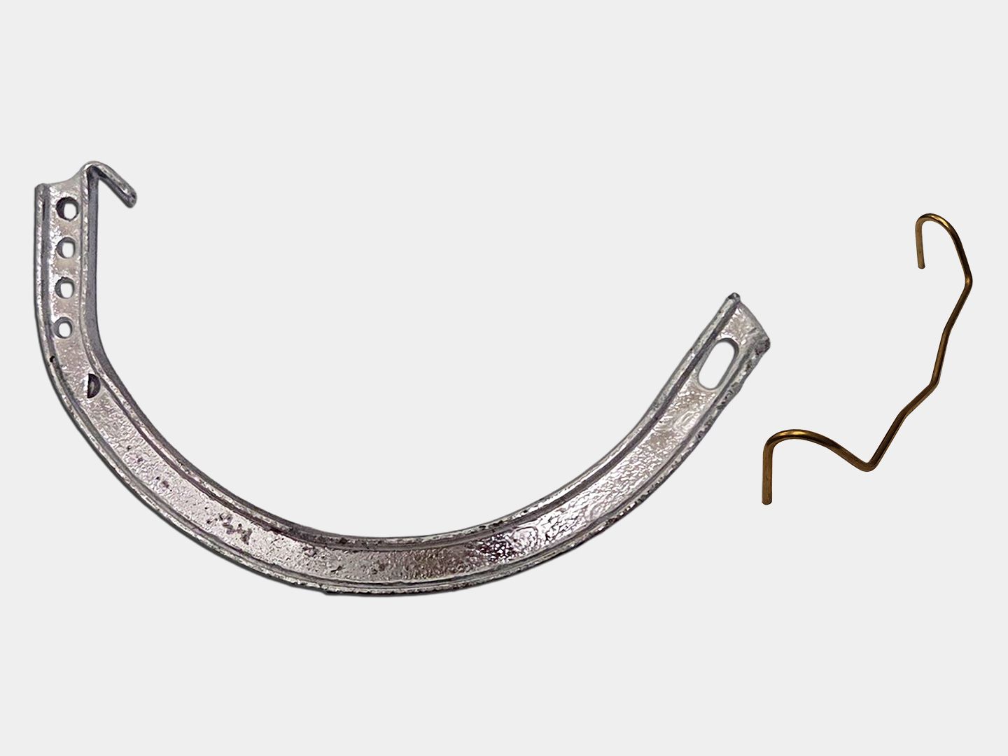 Lead Coated Copper Gem Circle Half Round Gutter Hanger Lead Coated Copper Gem Circle Half Round Gutter Hanger