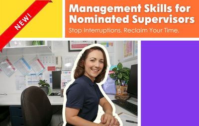 [BRAND NEW] Management Skills for Nominated Supervisors February 2026