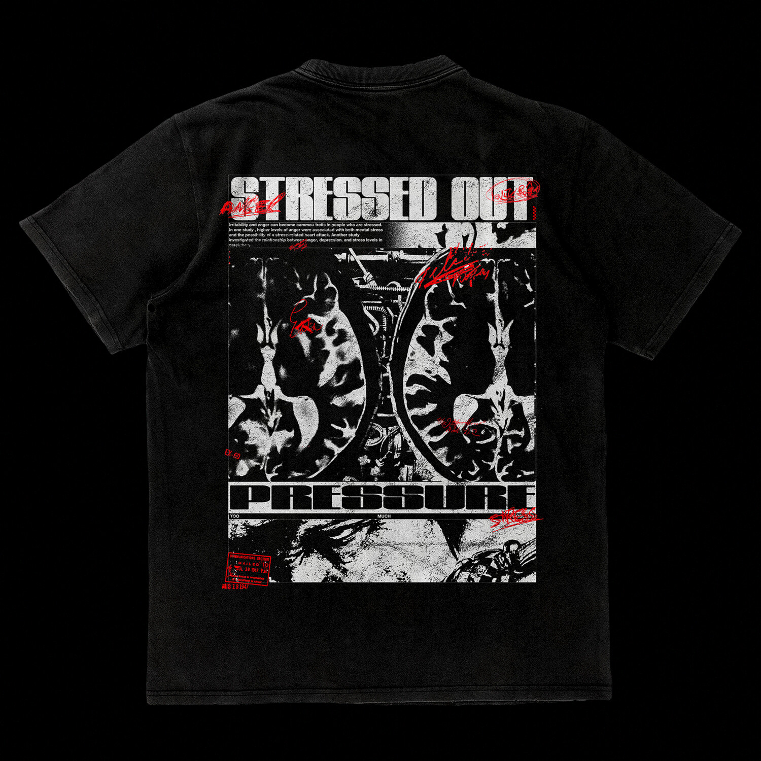 Stressed out Tee (Black)