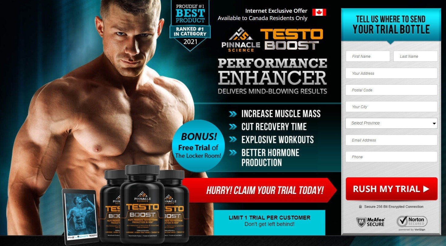 Pinnacle Science Testo Boost Reviews: Working &amp; Official Website In Canada