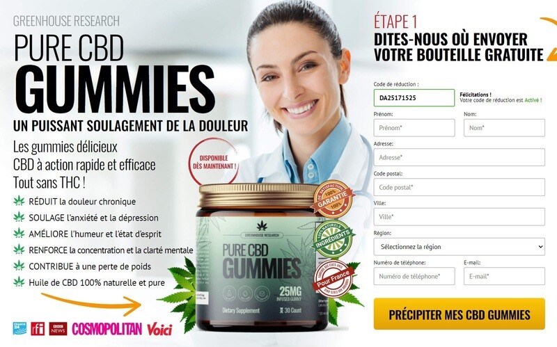 Greenhouse Pure CBD Gummies France Avis &amp; Prix à vendre